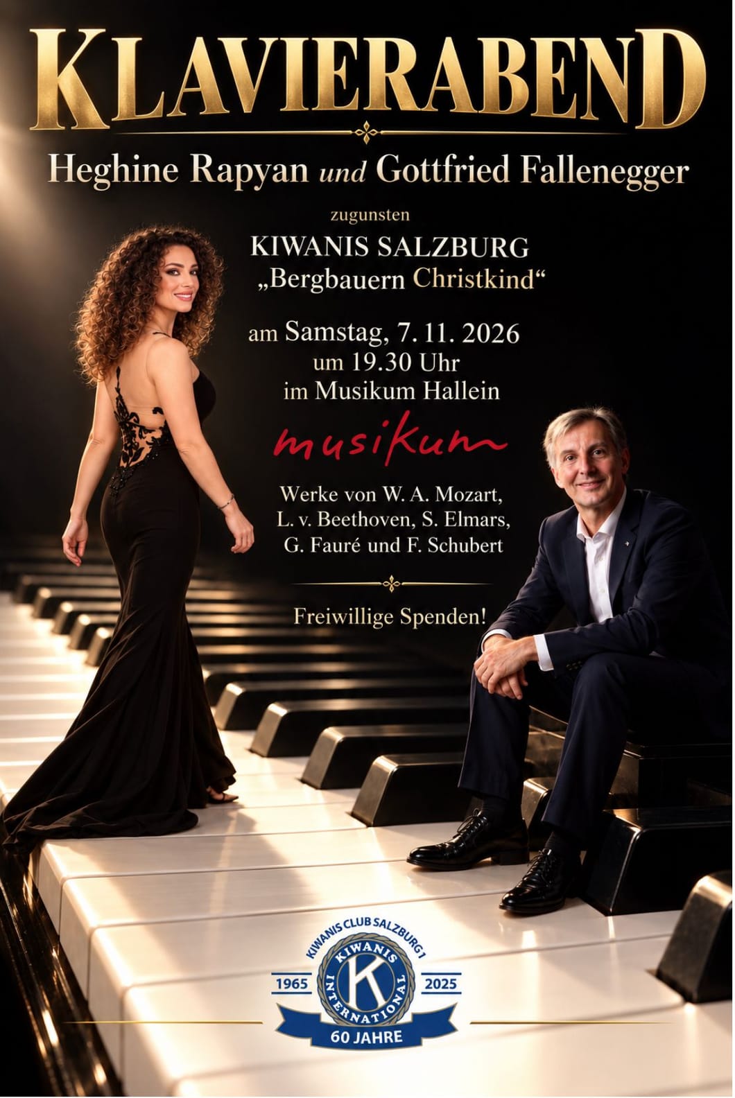 Heghine Rapyan & Gottfried Fallenegger zugunsten Kiwanis Salzburg