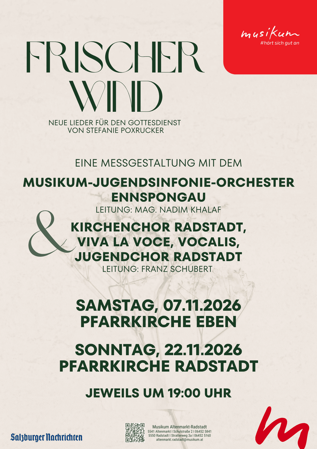 „Frischer Wind“: Musikum gestaltet Messe mit Radstädter Chören