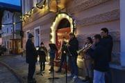 Mus. Umrahmung Adventmarkt St.Martin Tgb. Seepark