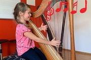 Klassenabend Harfe, Zither, Gitarre