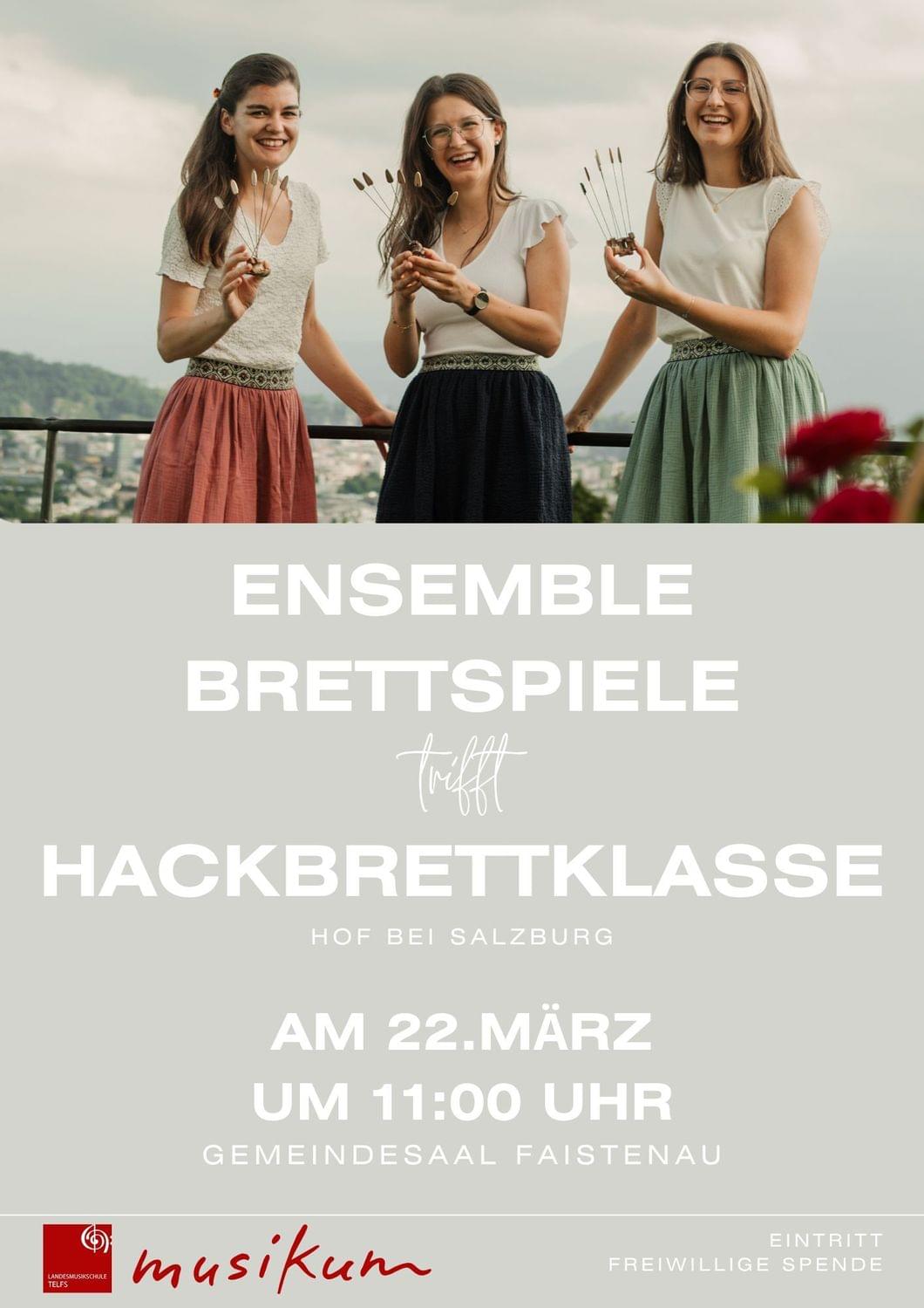 Ensemble „Brettspiele“ trifft Hackbrettklasse