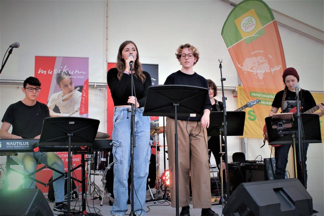 Musikum-Bands beim Biofest