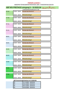ABF LG 3 Stundenplan 202526