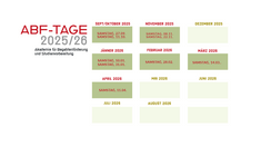 ABF-Samstage Übersicht